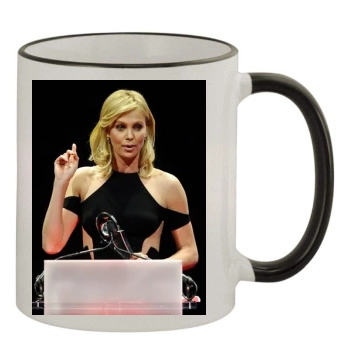 Charlize Theron 11oz Colored Rim & Handle Mug