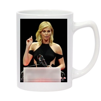 Charlize Theron 14oz White Statesman Mug