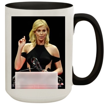 Charlize Theron 15oz Colored Inner & Handle Mug