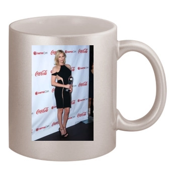 Charlize Theron 11oz Metallic Silver Mug