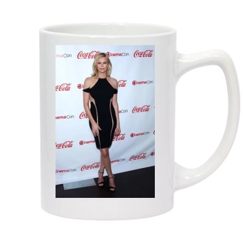 Charlize Theron 14oz White Statesman Mug