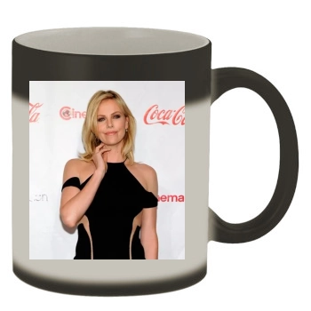 Charlize Theron Color Changing Mug