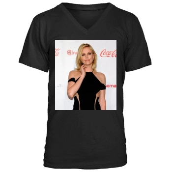 Charlize Theron Men's V-Neck T-Shirt