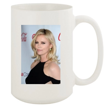 Charlize Theron 15oz White Mug