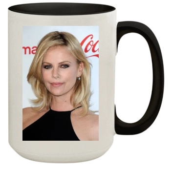 Charlize Theron 15oz Colored Inner & Handle Mug