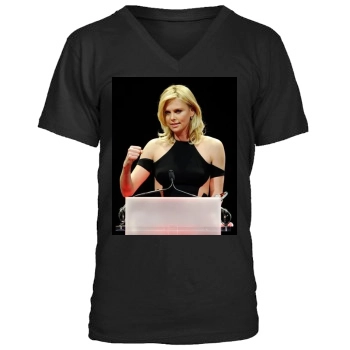 Charlize Theron Men's V-Neck T-Shirt