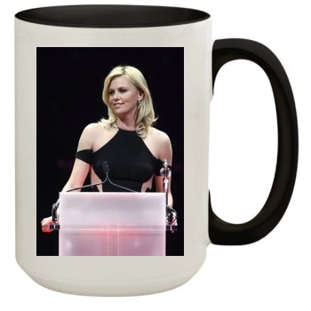 Charlize Theron 15oz Colored Inner & Handle Mug