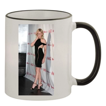 Charlize Theron 11oz Colored Rim & Handle Mug