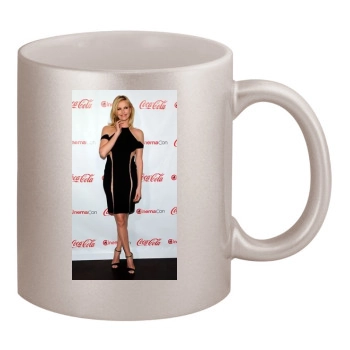 Charlize Theron 11oz Metallic Silver Mug