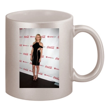 Charlize Theron 11oz Metallic Silver Mug