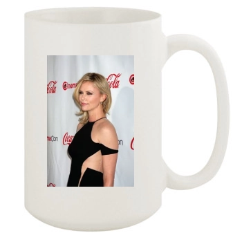 Charlize Theron 15oz White Mug