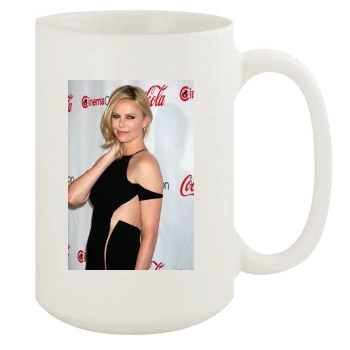 Charlize Theron 15oz White Mug