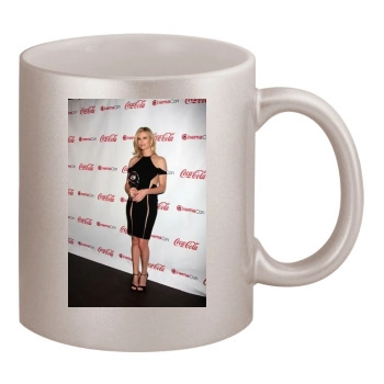 Charlize Theron 11oz Metallic Silver Mug