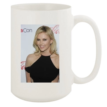 Charlize Theron 15oz White Mug