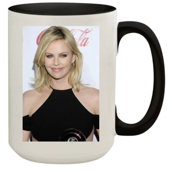 Charlize Theron 15oz Colored Inner & Handle Mug