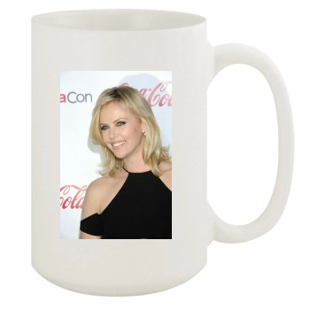 Charlize Theron 15oz White Mug