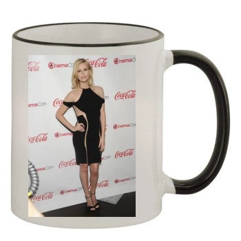 Charlize Theron 11oz Colored Rim & Handle Mug