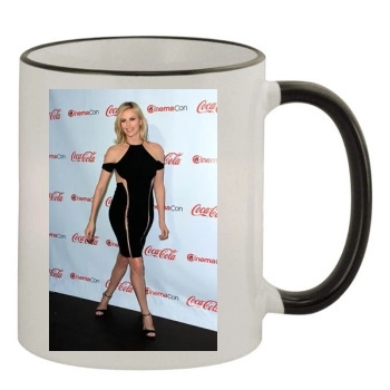 Charlize Theron 11oz Colored Rim & Handle Mug