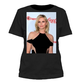 Charlize Theron Women's Cut T-Shirt