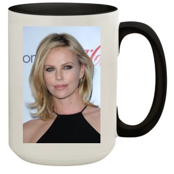 Charlize Theron 15oz Colored Inner & Handle Mug