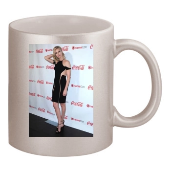 Charlize Theron 11oz Metallic Silver Mug