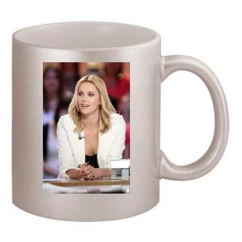 Charlize Theron 11oz Metallic Silver Mug