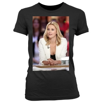 Charlize Theron Women's Junior Cut Crewneck T-Shirt