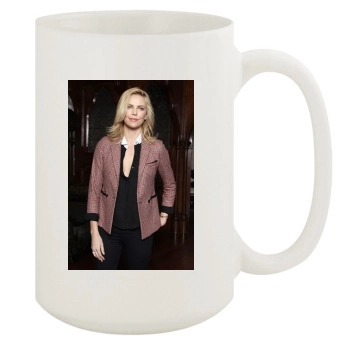 Charlize Theron 15oz White Mug