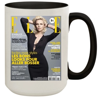 Charlize Theron 15oz Colored Inner & Handle Mug