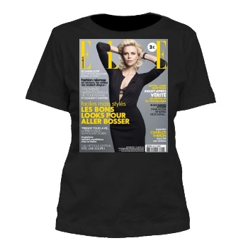 Charlize Theron Women's Cut T-Shirt