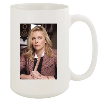 Charlize Theron 15oz White Mug