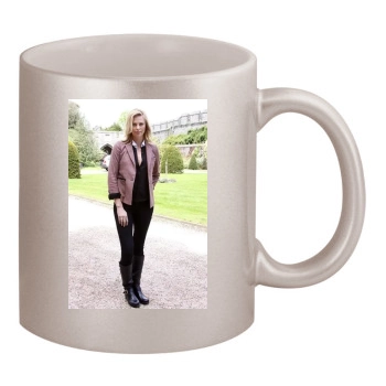 Charlize Theron 11oz Metallic Silver Mug