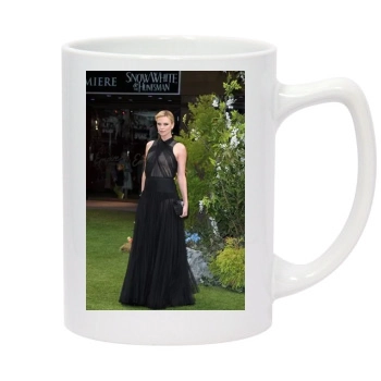 Charlize Theron 14oz White Statesman Mug