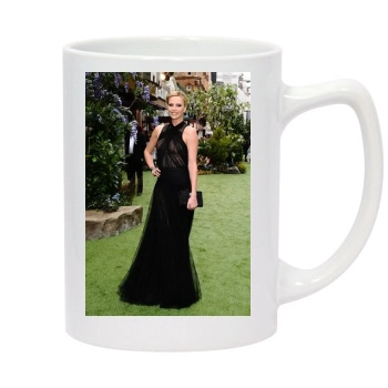 Charlize Theron 14oz White Statesman Mug