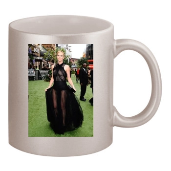 Charlize Theron 11oz Metallic Silver Mug