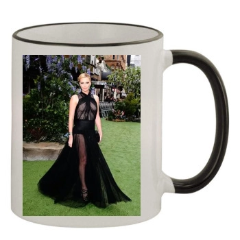 Charlize Theron 11oz Colored Rim & Handle Mug