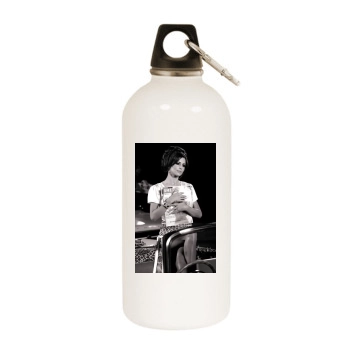 Cheryl Cole White Water Bottle With Carabiner