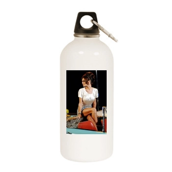 Cheryl Cole White Water Bottle With Carabiner