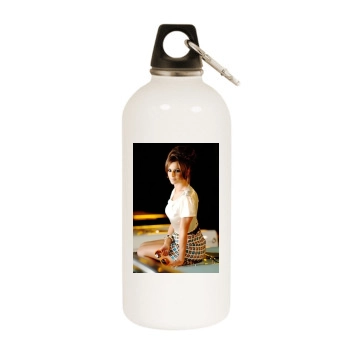 Cheryl Cole White Water Bottle With Carabiner