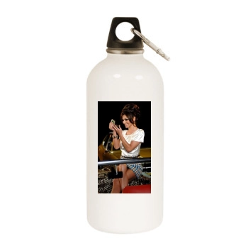 Cheryl Cole White Water Bottle With Carabiner