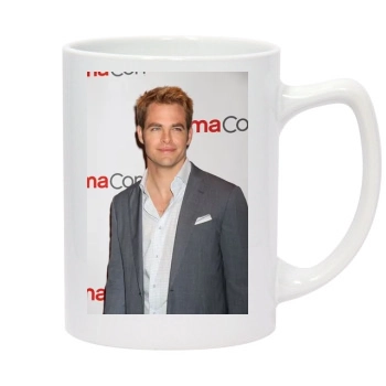 Chris Pine 14oz White Statesman Mug