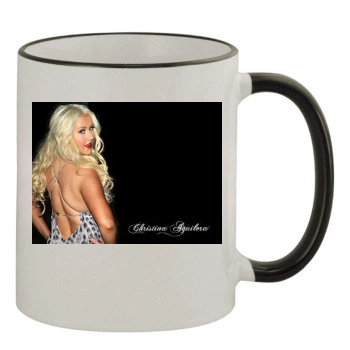 Christina Aguilera 11oz Colored Rim & Handle Mug