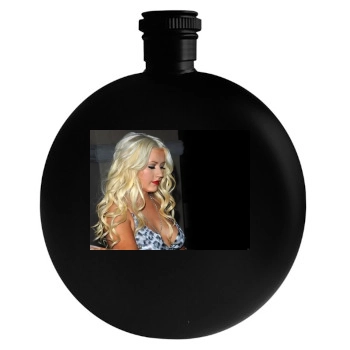 Christina Aguilera Round Flask