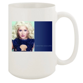 Christina Aguilera 15oz White Mug