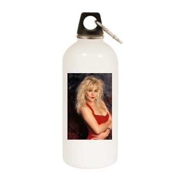 Christina Applegate White Water Bottle With Carabiner