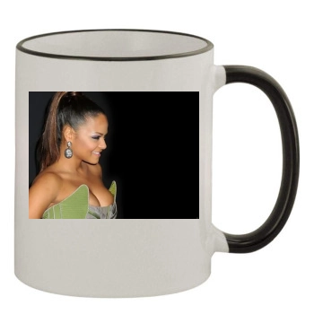 Christina Milian 11oz Colored Rim & Handle Mug