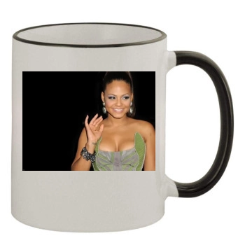 Christina Milian 11oz Colored Rim & Handle Mug