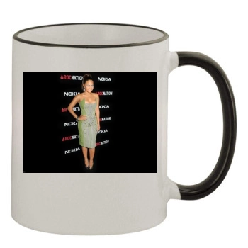 Christina Milian 11oz Colored Rim & Handle Mug