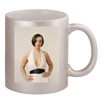 Christina Ricci 11oz Metallic Silver Mug