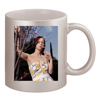 Christina Ricci 11oz Metallic Silver Mug